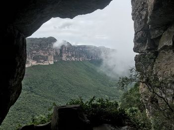 Scenic view of mountains