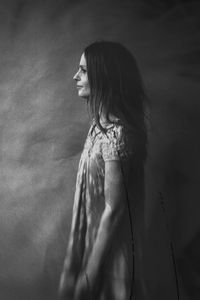 Woman looking away