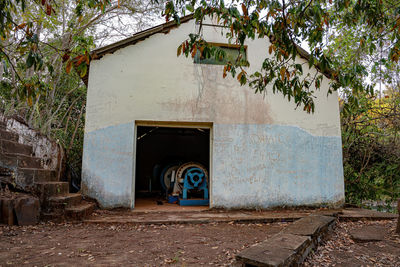 View of abandoned building