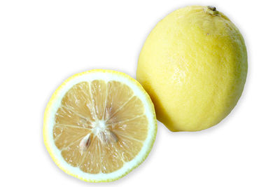 Close-up of lemon slice