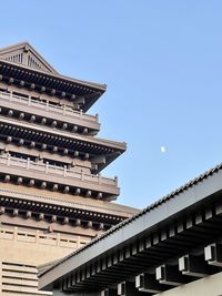 Low angle view of building against sky