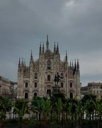 View from a small coffee shop in milan 