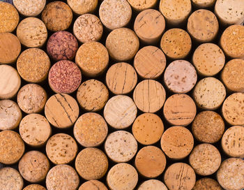 Texture cork from wine bottles.