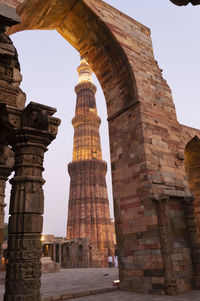 Low angle view of a temple