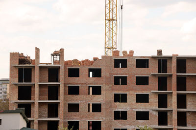 Low angle view of buildings against sky