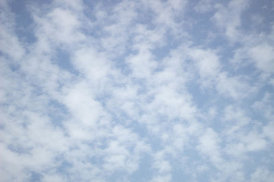 Low angle view of clouds in sky