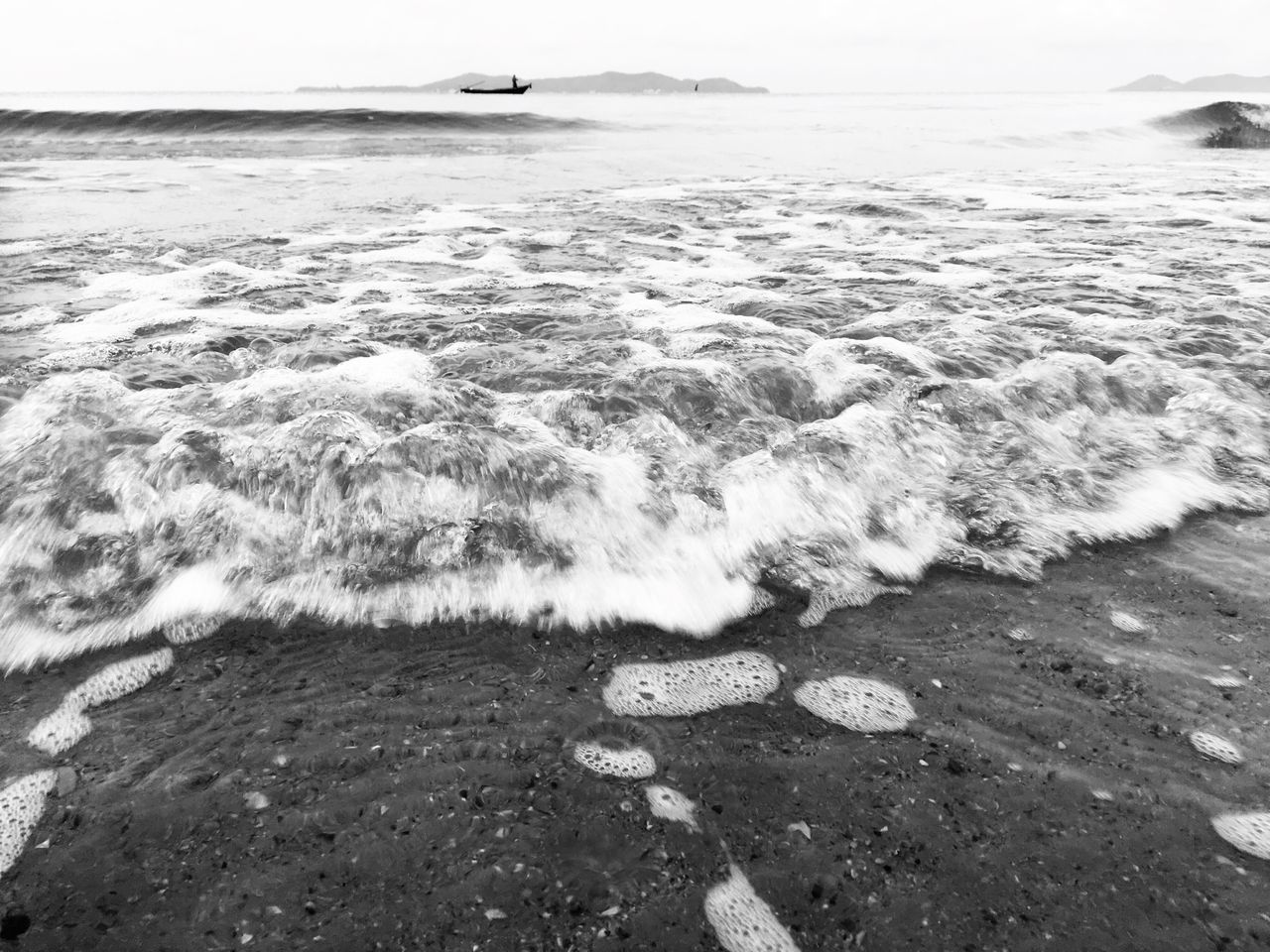 SCENIC VIEW OF SEA WAVES