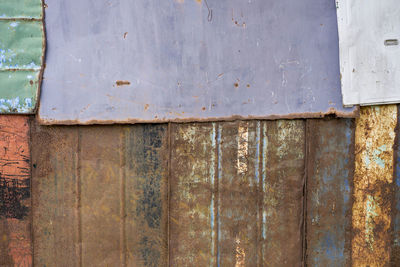 Full frame shot of weathered wall