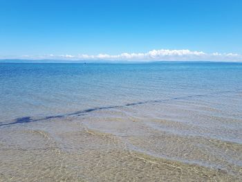 Scenic view of sea against sky. italian northeast  coast.