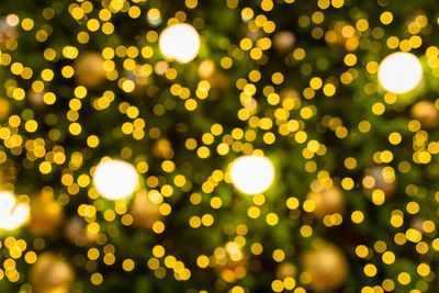 Defocused image of christmas lights