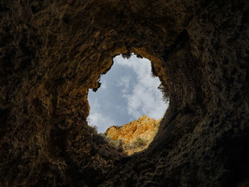 View of rock formations