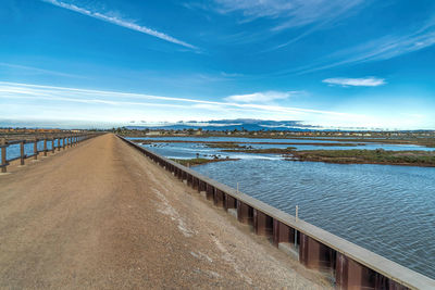 Scenic view of river against sky