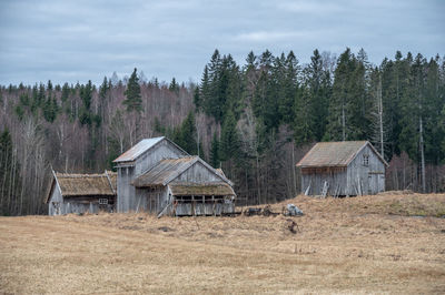 Abandoned old farmhouse