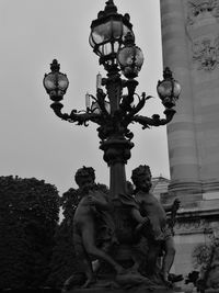 Low angle view of statue