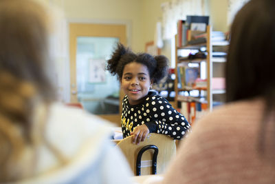 Girl in classroom