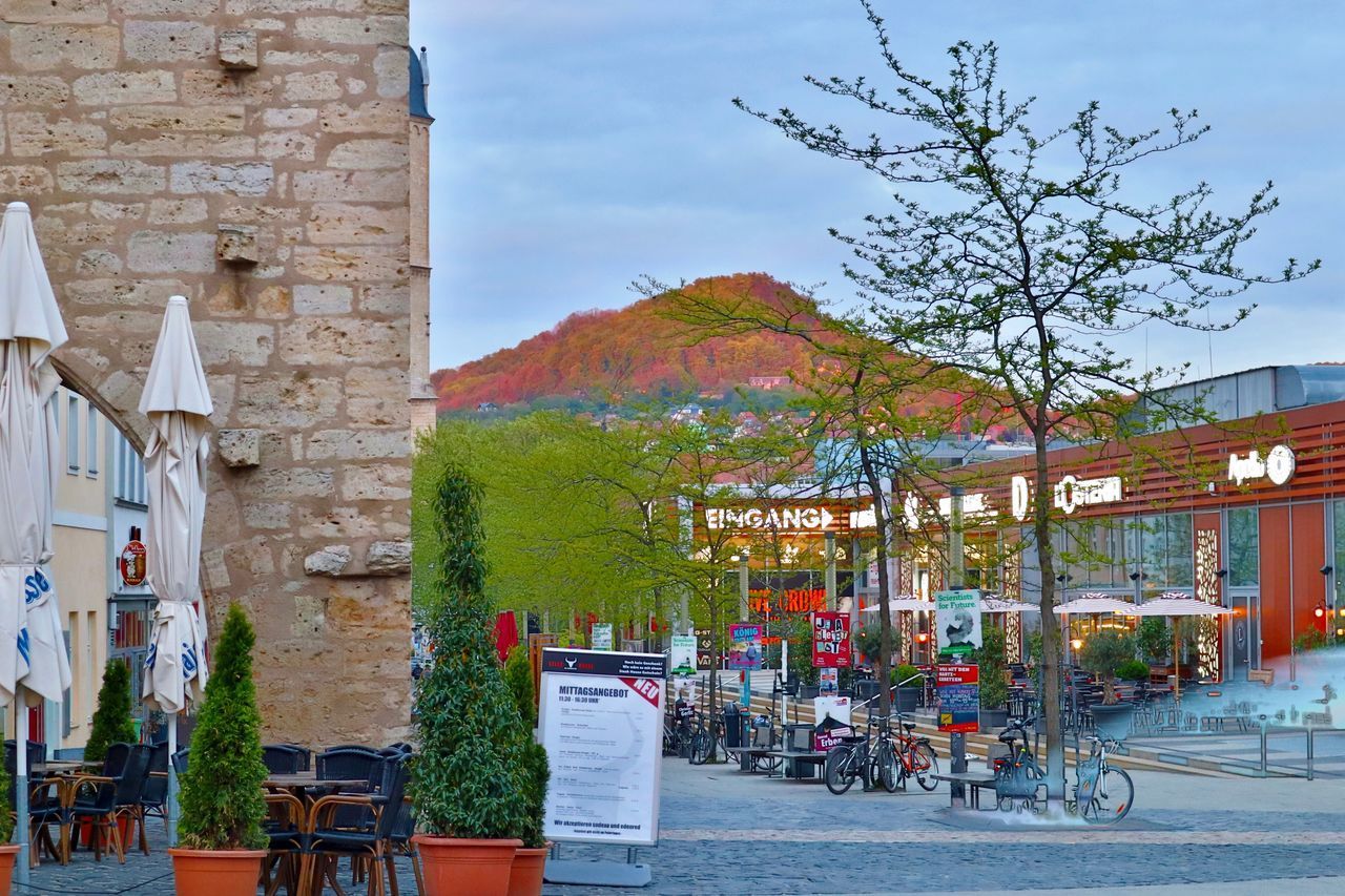 STREET AND BUILDINGS IN CITY