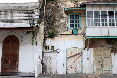 Exterior of old building