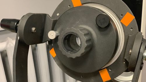 Close-up of machine part