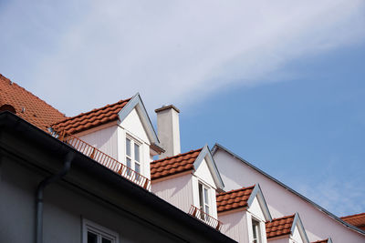 Low angle view of building against sky