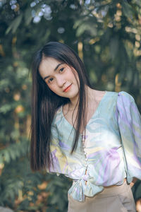 Portrait of a beautiful young woman