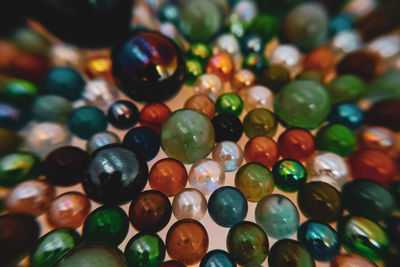 Close-up of multi colored balls