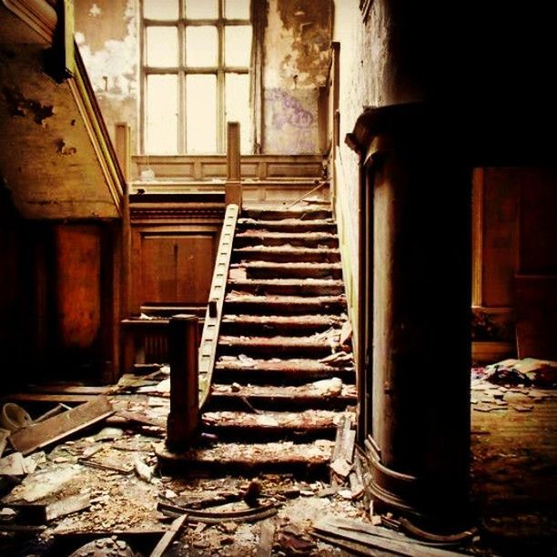 indoors, abandoned, old, obsolete, run-down, damaged, deterioration, built structure, architecture, weathered, wood - material, bad condition, house, interior, ruined, no people, door, destruction, absence, day