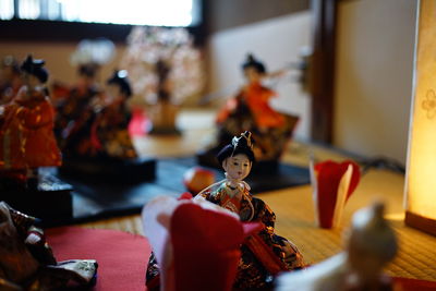 Close-up of stuffed toy on table