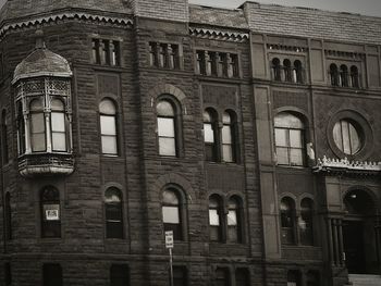 Low angle view of old building