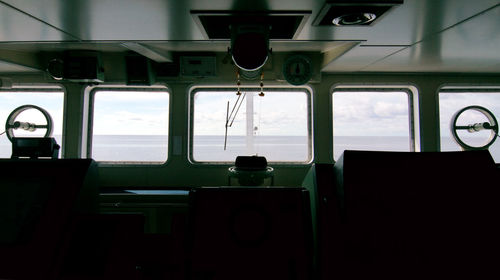 Interior of train