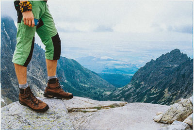 Woman standing on landscape