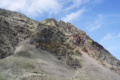 Scenic view of mountain against sky