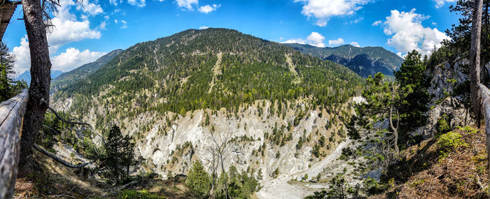 Panoramic view of landscape against sky