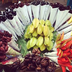 Full frame shot of market stall for sale