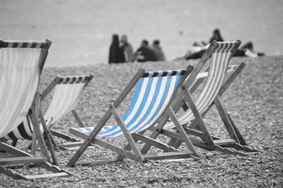 Chairs on beach