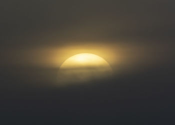 Scenic view of sky during sunset
