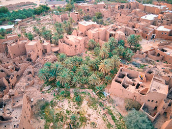 High angle view of townscape