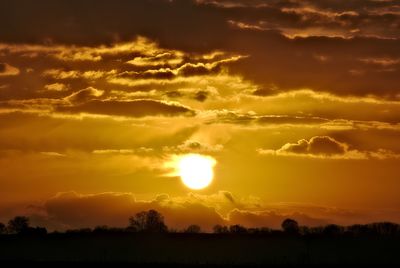 Scenic view of sunset