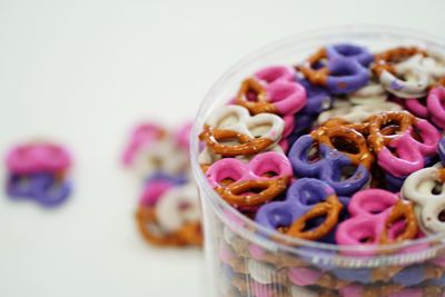 Close-up of dessert on table