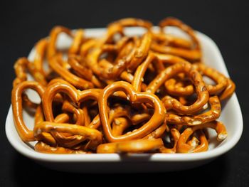 Close-up of served food