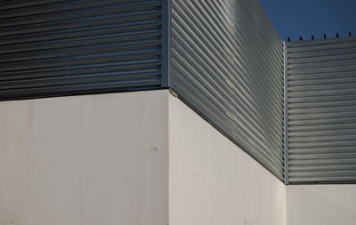 Low angle view of building against clear sky