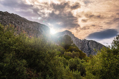 Mountains from alicante, spain