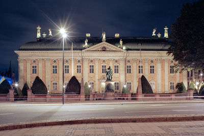 View of building at night