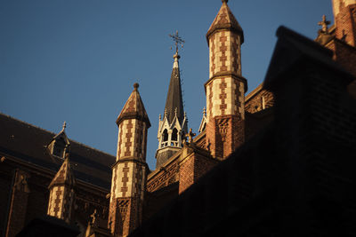 Low angle view of buildings against sky