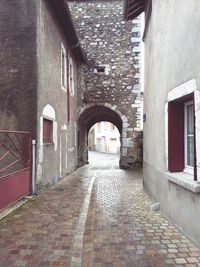 Narrow alley in old town