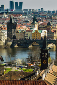 View of buildings in city