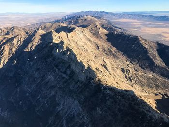 Scenic view of dramatic landscape against sky