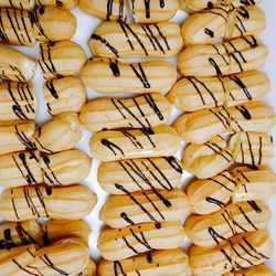 High angle view of food