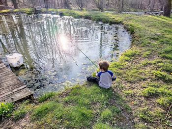 Youth and the fish