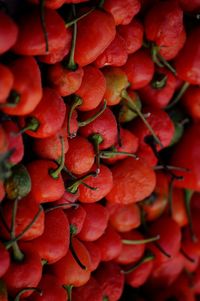 Full frame shot of strawberries