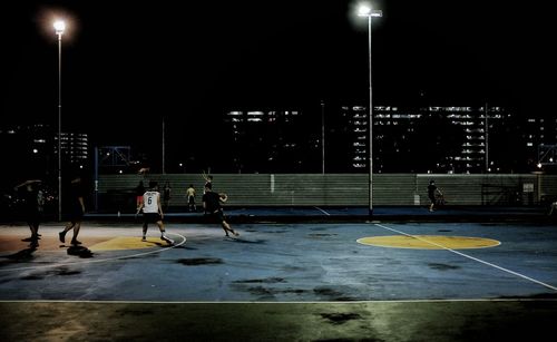 Children playing soccer ball